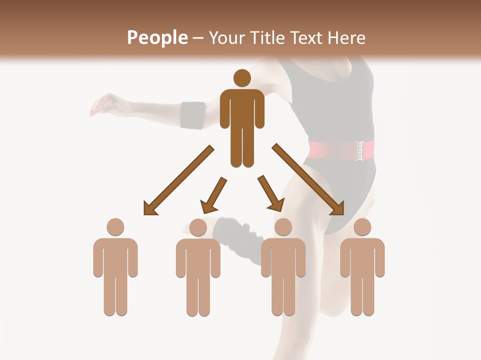 Erotic Instructor Jump PowerPoint Template