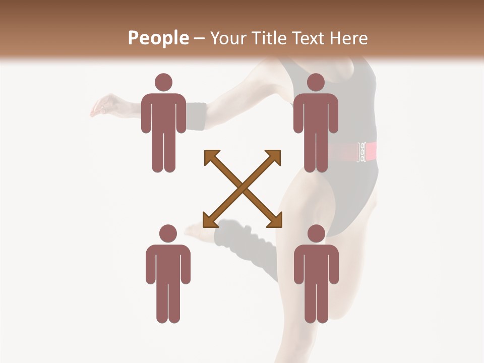 Erotic Instructor Jump PowerPoint Template