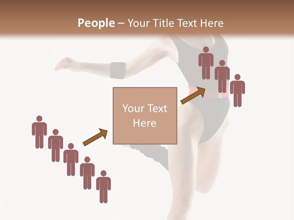 Erotic Instructor Jump PowerPoint Template