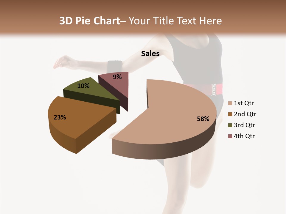 Erotic Instructor Jump PowerPoint Template