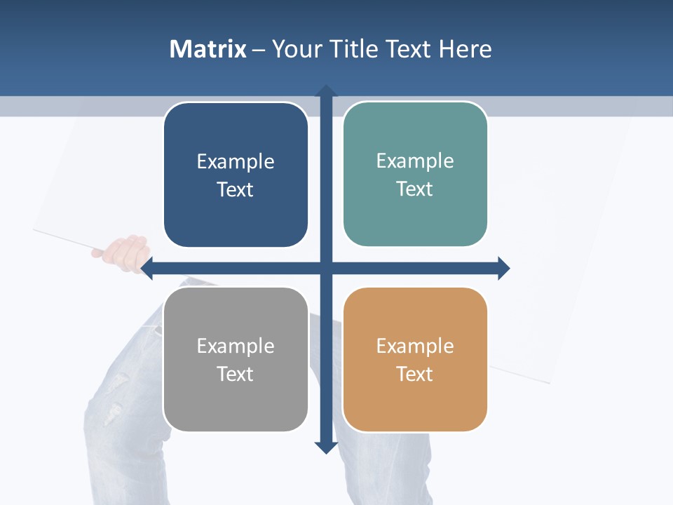 Caucasian Happy Teenager PowerPoint Template