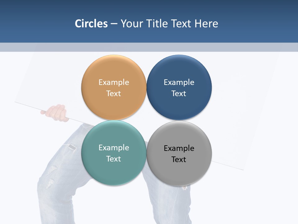 Caucasian Happy Teenager PowerPoint Template