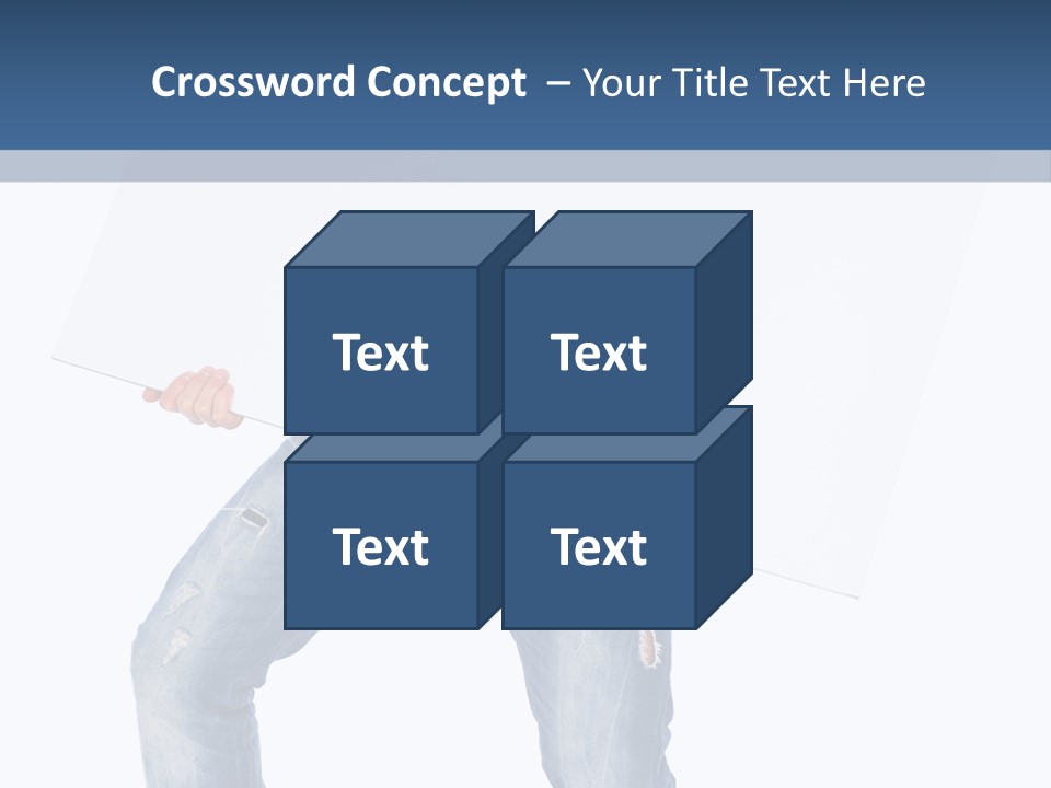 Caucasian Happy Teenager PowerPoint Template