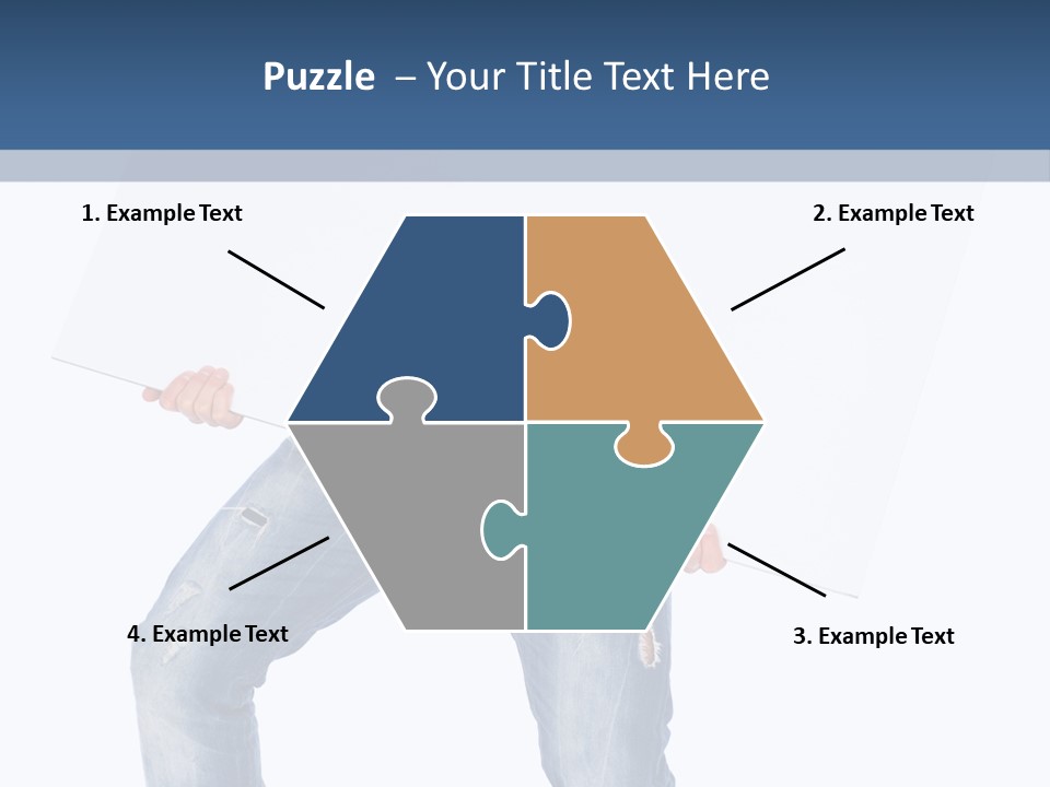 Caucasian Happy Teenager PowerPoint Template