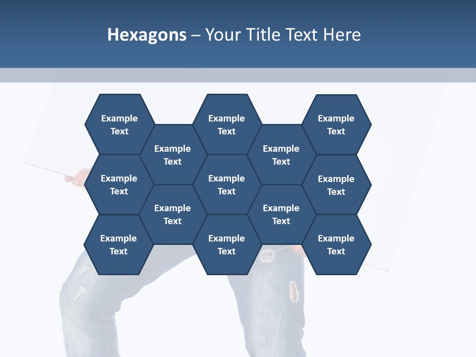 Caucasian Happy Teenager PowerPoint Template