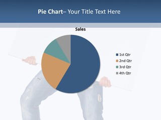 Caucasian Happy Teenager PowerPoint Template