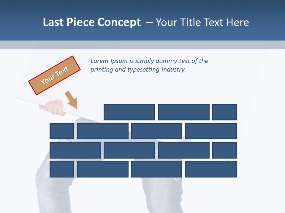 Caucasian Happy Teenager PowerPoint Template