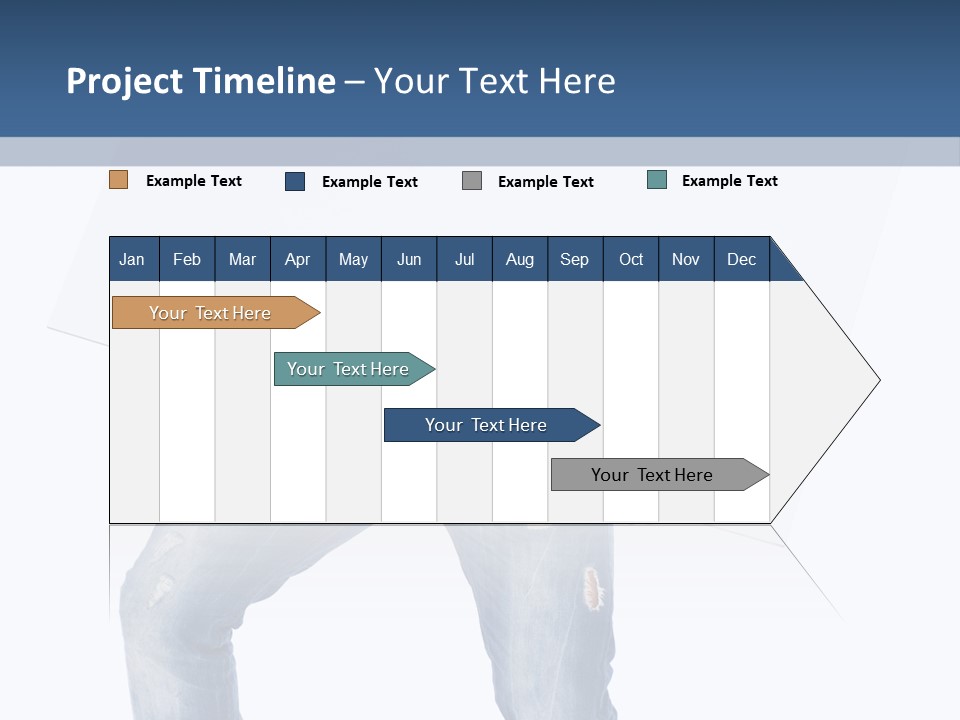Caucasian Happy Teenager PowerPoint Template