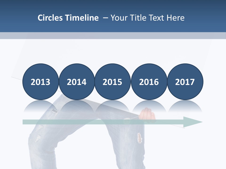 Caucasian Happy Teenager PowerPoint Template