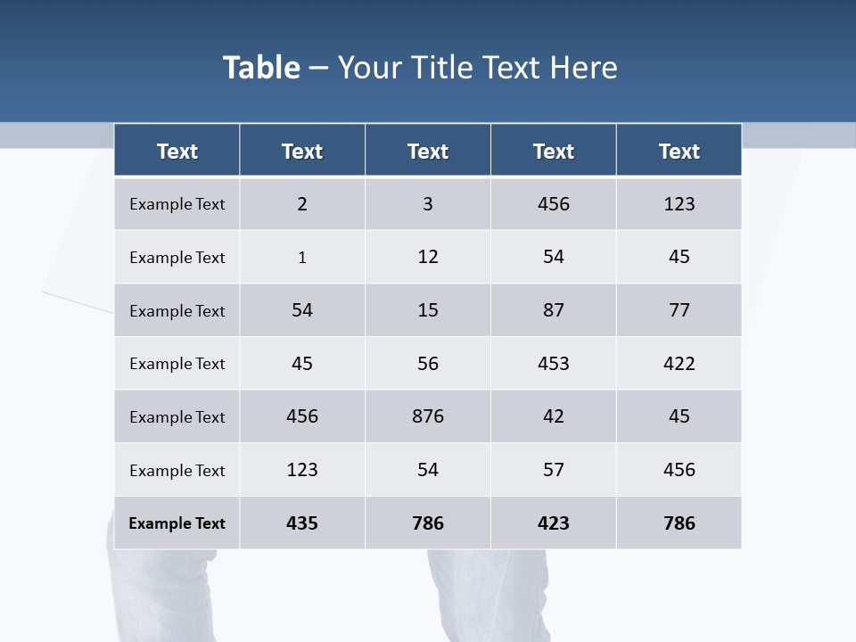 Caucasian Happy Teenager PowerPoint Template