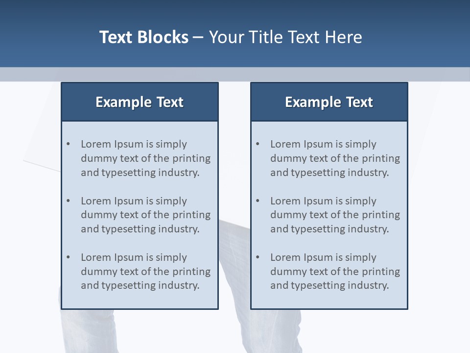 Caucasian Happy Teenager PowerPoint Template