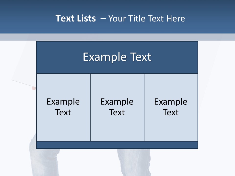 Caucasian Happy Teenager PowerPoint Template