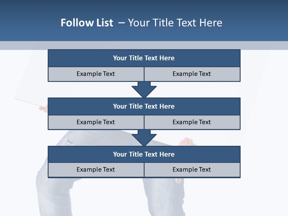 Caucasian Happy Teenager PowerPoint Template