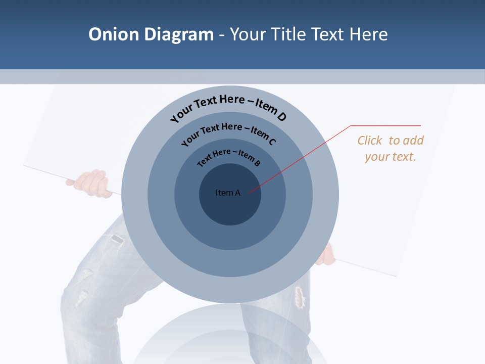 Caucasian Happy Teenager PowerPoint Template