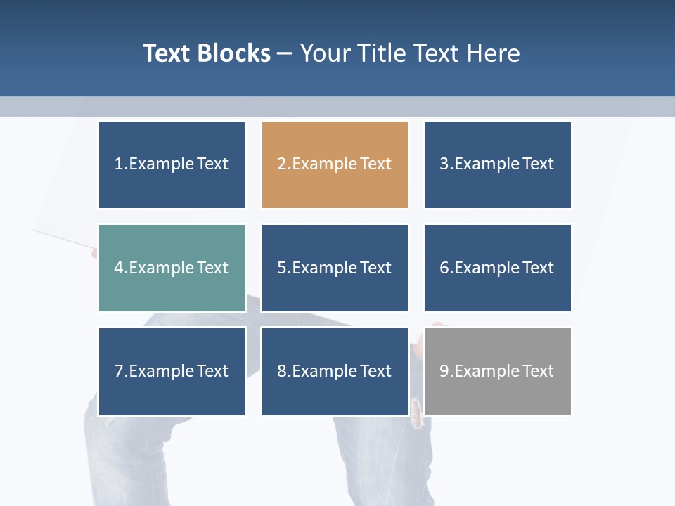 Caucasian Happy Teenager PowerPoint Template