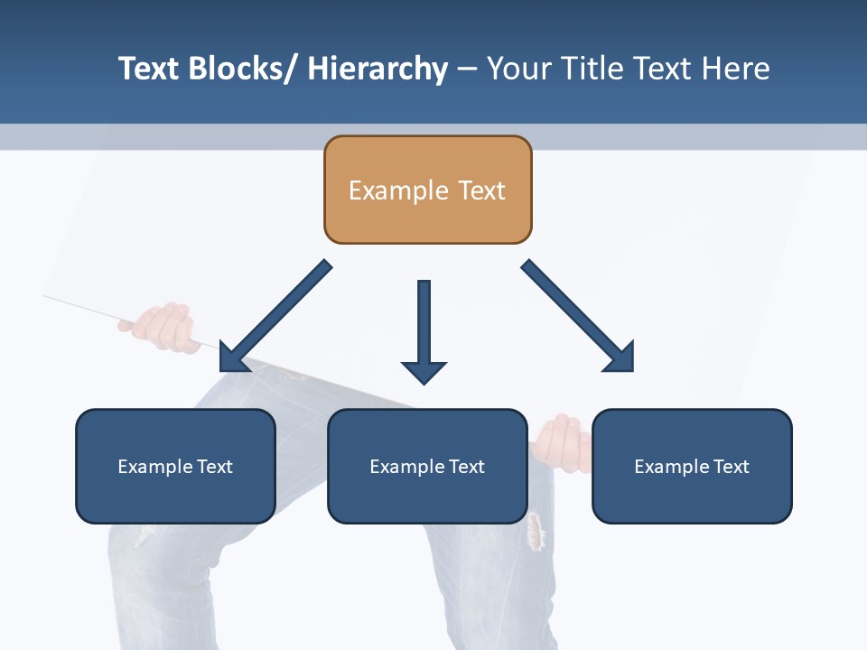 Caucasian Happy Teenager PowerPoint Template