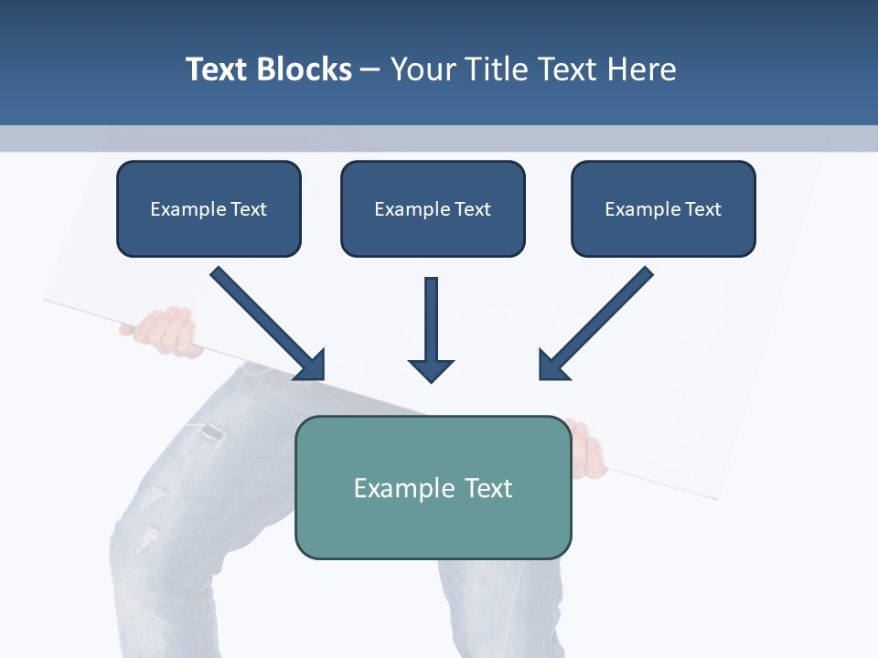 Caucasian Happy Teenager PowerPoint Template