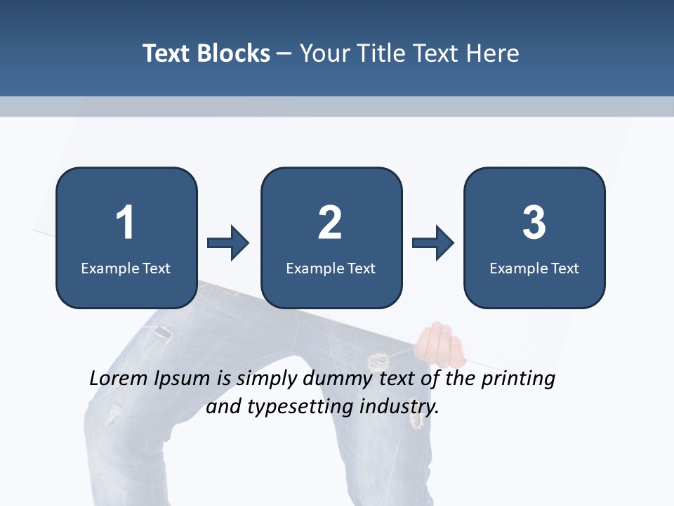 Caucasian Happy Teenager PowerPoint Template