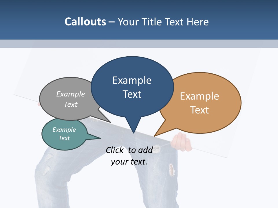 Caucasian Happy Teenager PowerPoint Template