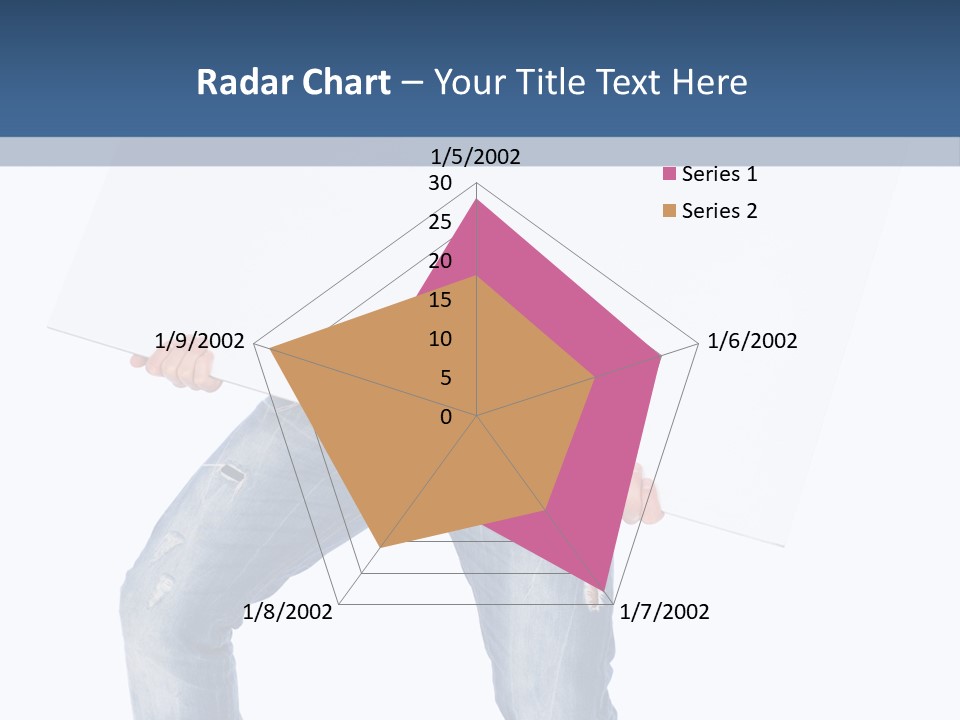 Caucasian Happy Teenager PowerPoint Template