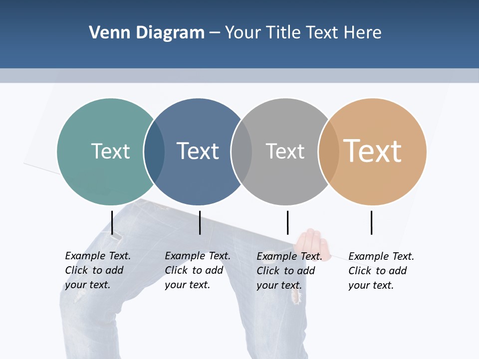 Caucasian Happy Teenager PowerPoint Template