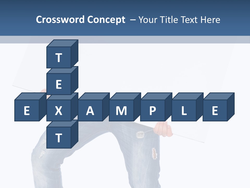 Caucasian Happy Teenager PowerPoint Template