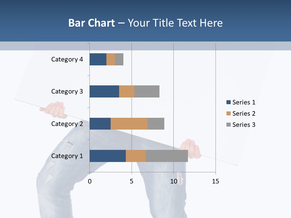 Caucasian Happy Teenager PowerPoint Template