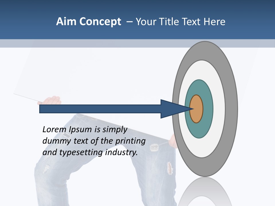 Caucasian Happy Teenager PowerPoint Template