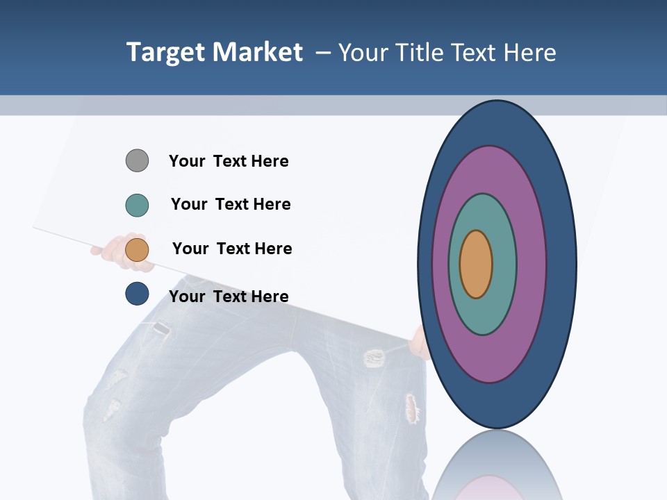 Caucasian Happy Teenager PowerPoint Template