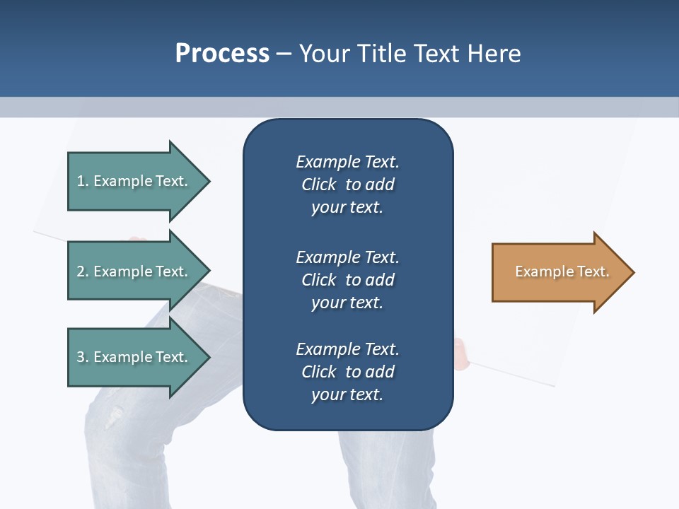 Caucasian Happy Teenager PowerPoint Template