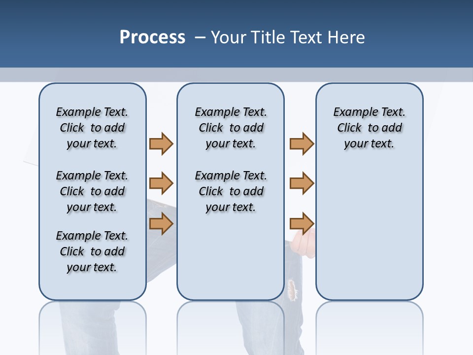 Caucasian Happy Teenager PowerPoint Template