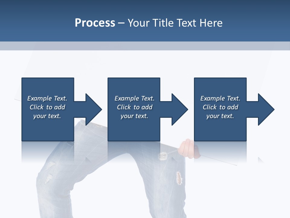Caucasian Happy Teenager PowerPoint Template