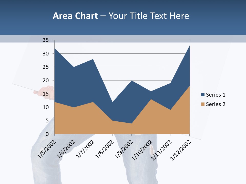 Caucasian Happy Teenager PowerPoint Template