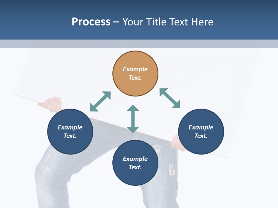 Caucasian Happy Teenager PowerPoint Template