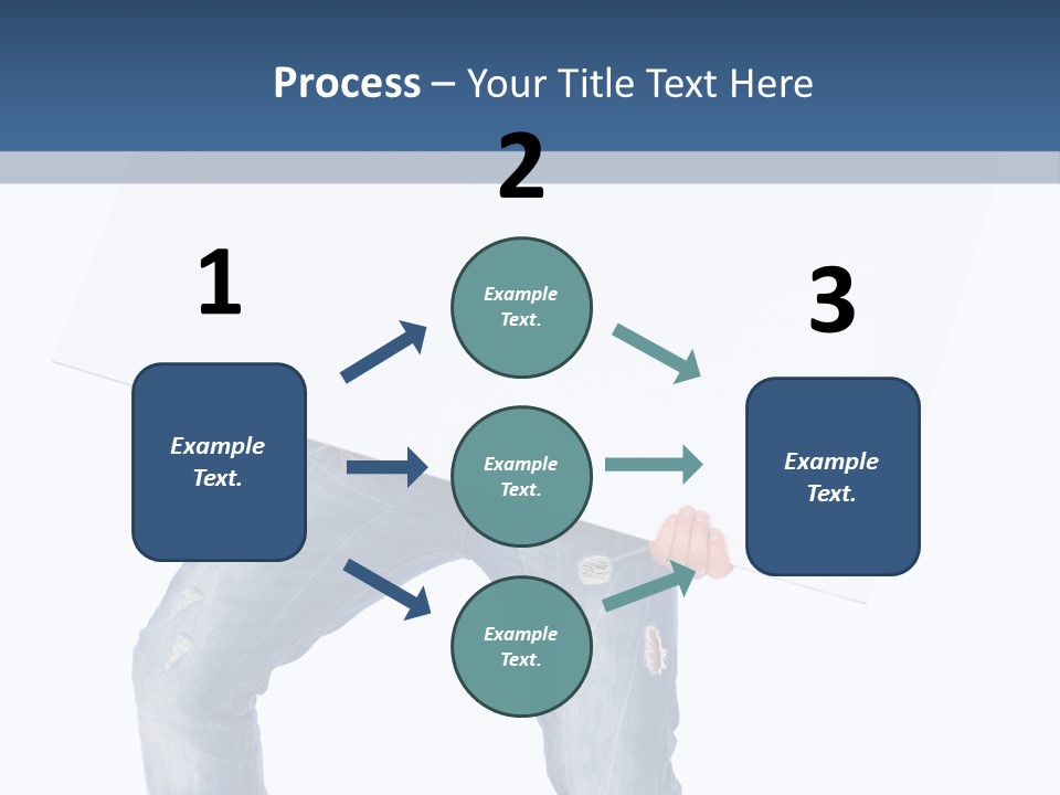 Caucasian Happy Teenager PowerPoint Template