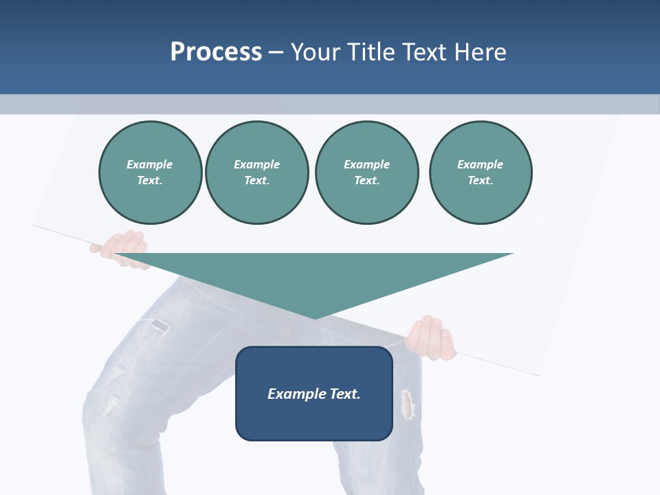 Caucasian Happy Teenager PowerPoint Template