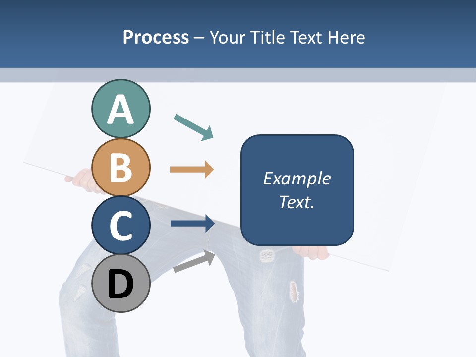 Caucasian Happy Teenager PowerPoint Template
