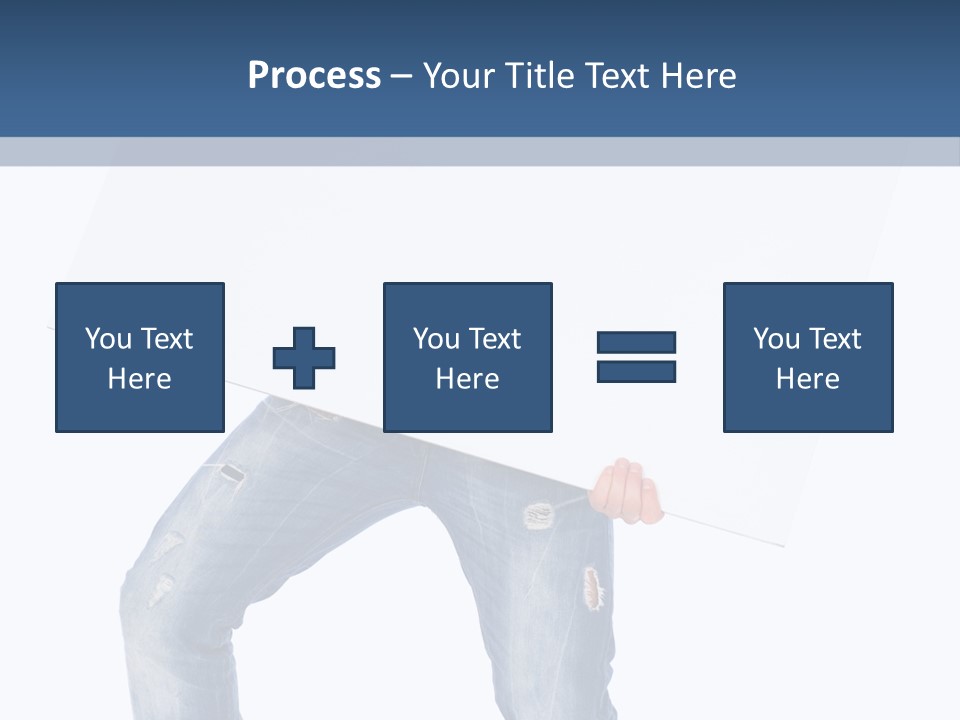 Caucasian Happy Teenager PowerPoint Template