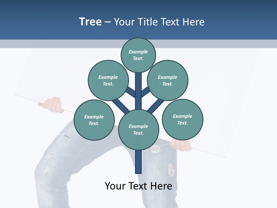 Caucasian Happy Teenager PowerPoint Template