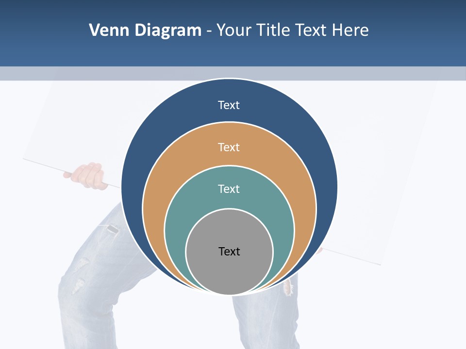 Caucasian Happy Teenager PowerPoint Template