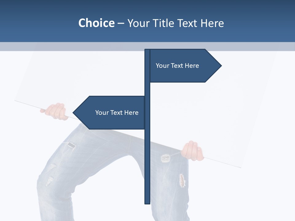 Caucasian Happy Teenager PowerPoint Template