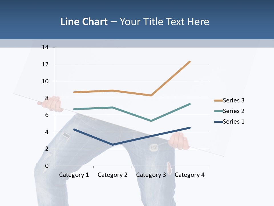 Caucasian Happy Teenager PowerPoint Template