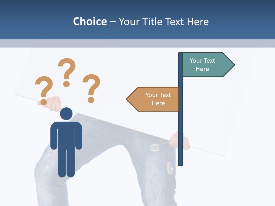 Caucasian Happy Teenager PowerPoint Template