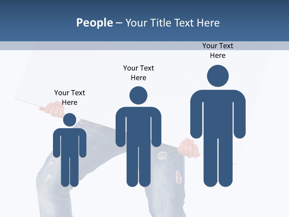 Caucasian Happy Teenager PowerPoint Template