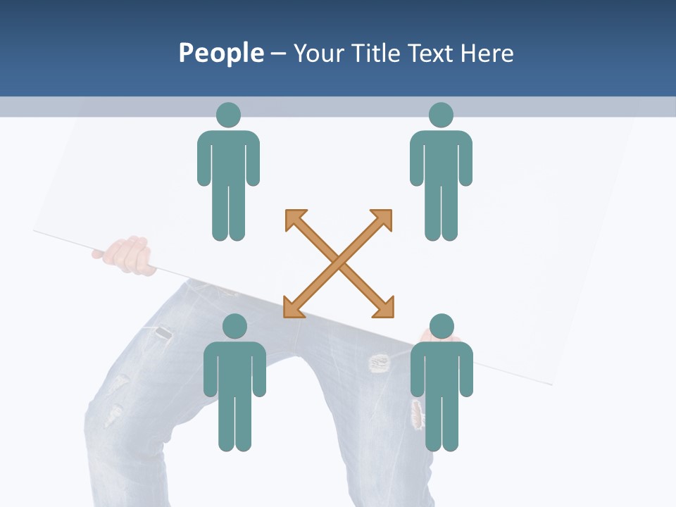 Caucasian Happy Teenager PowerPoint Template