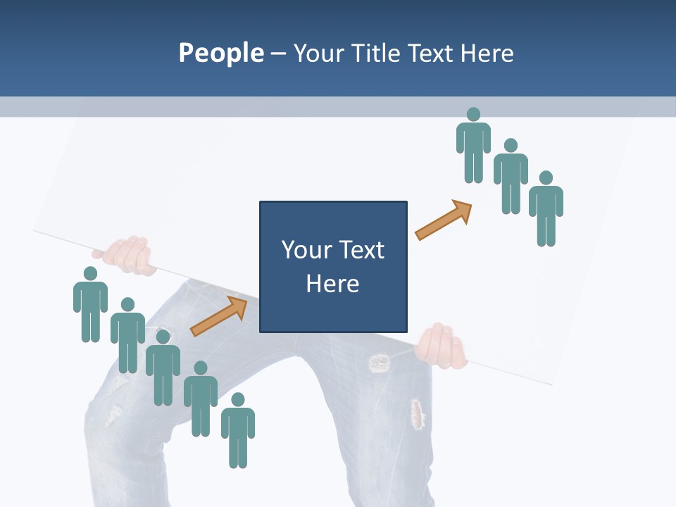 Caucasian Happy Teenager PowerPoint Template