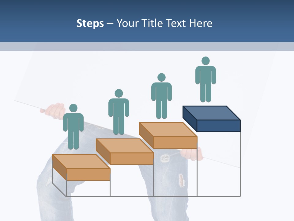 Caucasian Happy Teenager PowerPoint Template