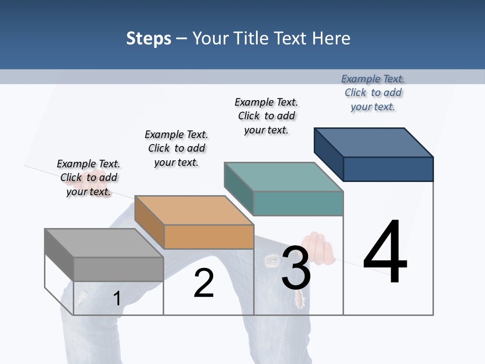 Caucasian Happy Teenager PowerPoint Template