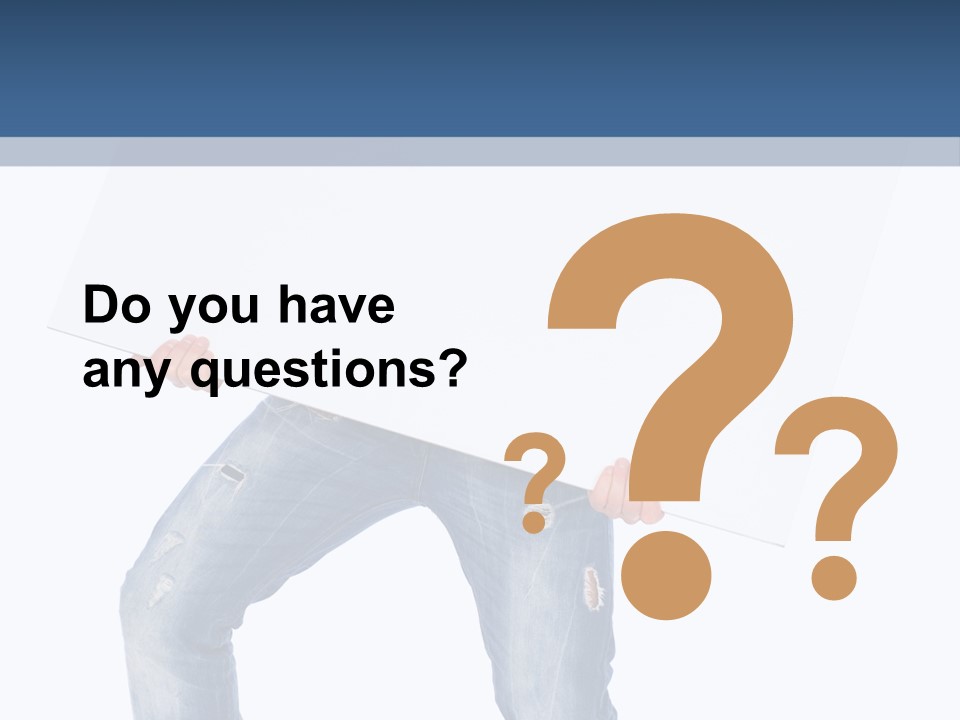 Caucasian Happy Teenager PowerPoint Template