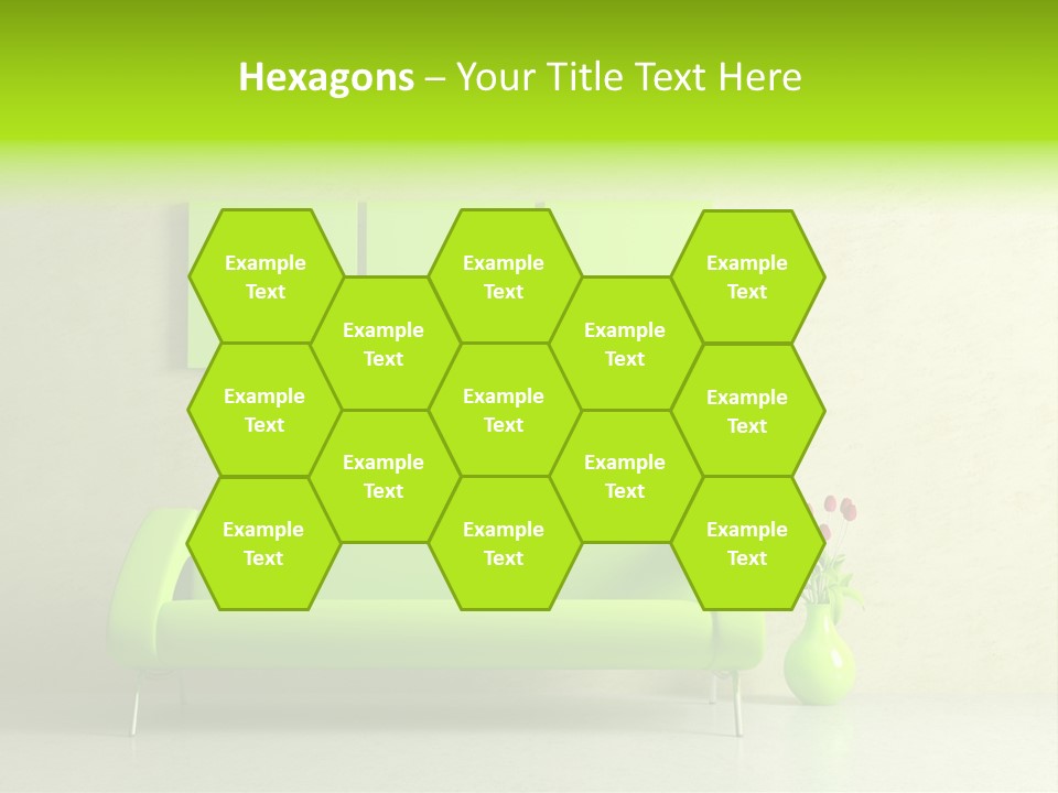 House Decor Settee PowerPoint Template